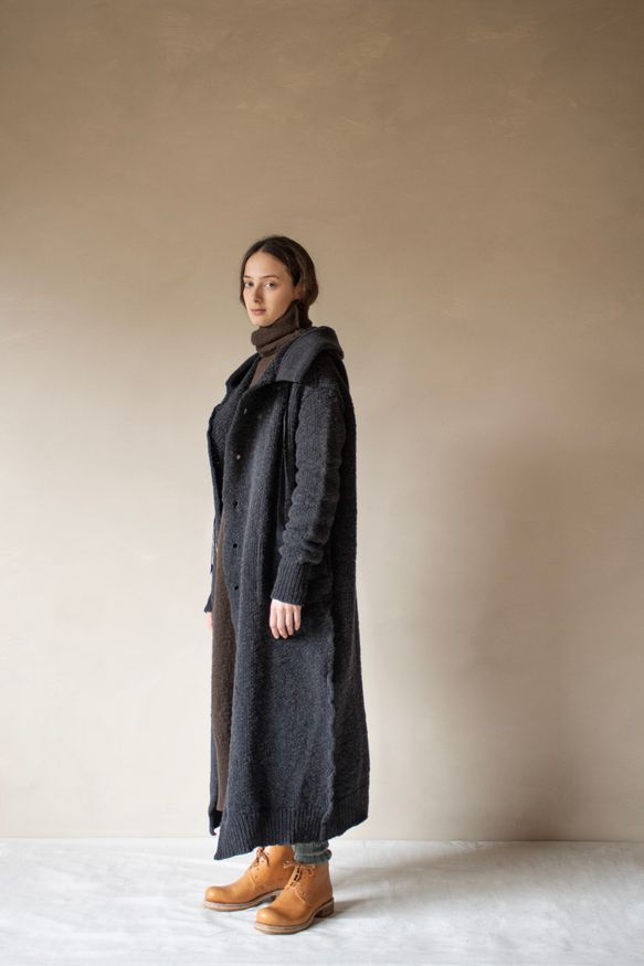 nakuru / hooded coat / 100% wv / antracite 